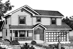 Craftsman House Plan Front Image of House - Kingston Prairie Style Home 015D-0022 - Search House Plans and More