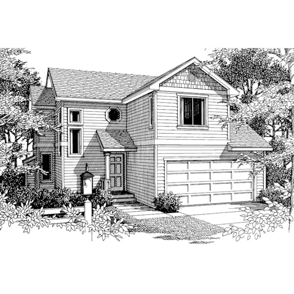 Narrow Lot Compatible Home