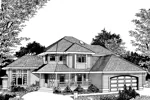 Country House Plan Front Image of House - Bassfield Craftsman Home 015D-0027 - Search House Plans and More