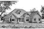 Victorian House Plan Front Image of House - Charbonier Creek Ranch Home 015D-0043 - Search House Plans and More