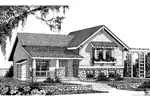Cabin & Cottage House Plan Front Image of House - Bella Vista Manor European Home 015D-0046 - Search House Plans and More