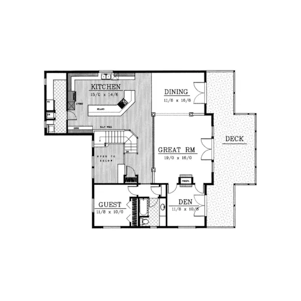 Shingle House Plan Second Floor - Lombard Place Craftsman Home 015D-0054 - Shop House Plans and More