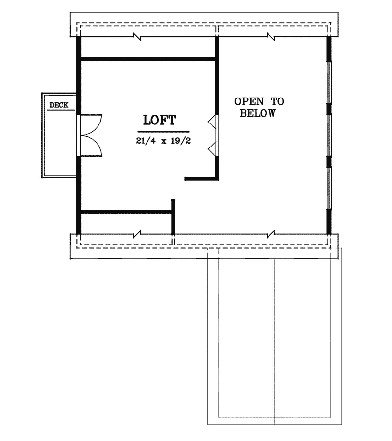 Lake House Plan Second Floor - Clinton Hill Atrium Home 015D-0061 - Search House Plans and More