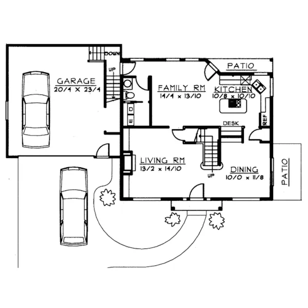 Traditional House Plan First Floor - Hopkins Colonial Style Home 015D-0065 - Search House Plans and More