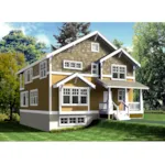 Shingle Siding Enhances This Craftsman Style Home