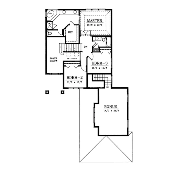 Florida House Plan Second Floor - Phillipsburg Contemporary Home 015D-0179 - Shop House Plans and More