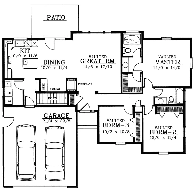 Traditional House Plan First Floor - Darien Spring Traditional Home 015D-0191 - Search House Plans and More