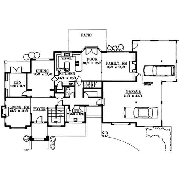 Traditional House Plan First Floor - Devon Manor Luxury Home 015D-0198 - Search House Plans and More