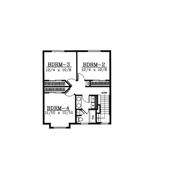 Farmhouse Plan Second Floor - Forestgrove Farmhouse 015D-0206 - Search House Plans and More