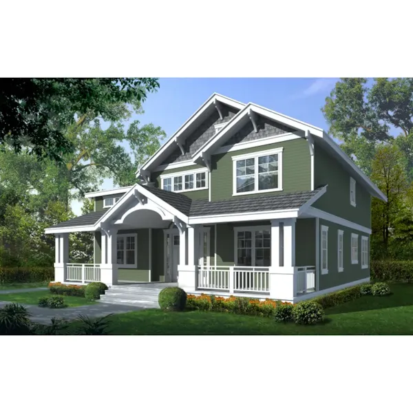 Exquisite Craftsman Two-Story With Deep Covered Porch