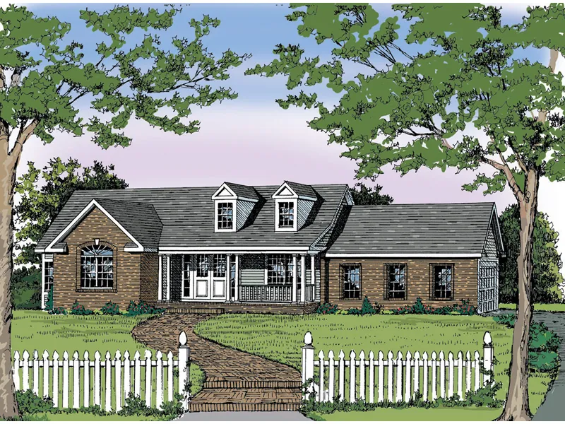 Country House Plan Front Image - Hammond Place Southern Home 016D-0001 - Search House Plans and More