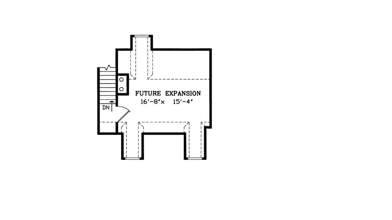 Ranch House Plan Second Floor - Trailridge Country Home 016D-0011 - Shop House Plans and More