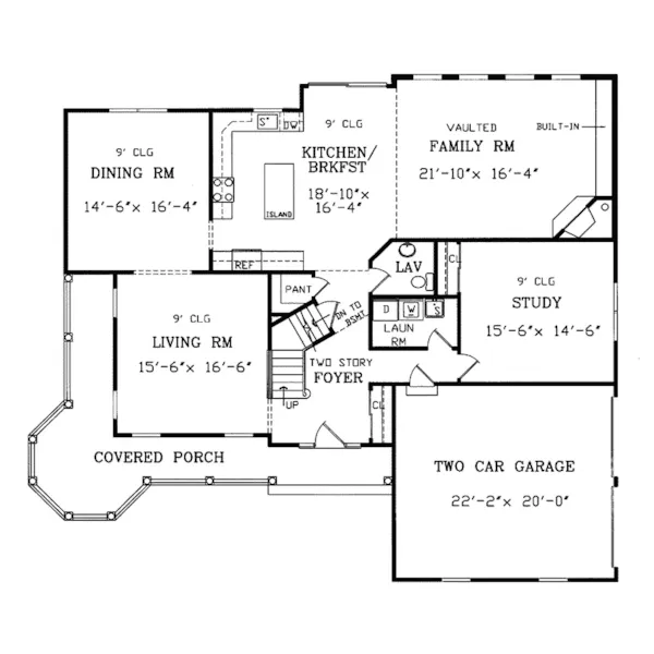 Luxury House Plan First Floor - Lynchburg Creek Victorian Home 016D-0012 - Shop House Plans and More