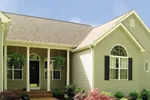 Southern House Plan Front Photo 01 - Lawton Ranch Home 016D-0023 - Shop House Plans and More