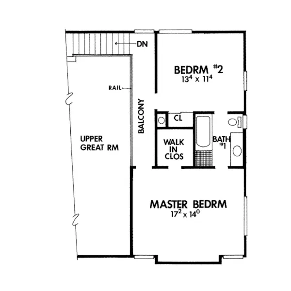 Lake House Plan Second Floor - Terrbridge Rustic A-Frame Home 016D-0034 - Shop House Plans and More