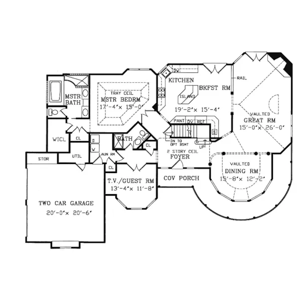 Southern House Plan First Floor - Sunnydale Victorian Home 016D-0045 - Shop House Plans and More