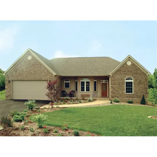 Distinctive Ranch Home With A Columned Porch