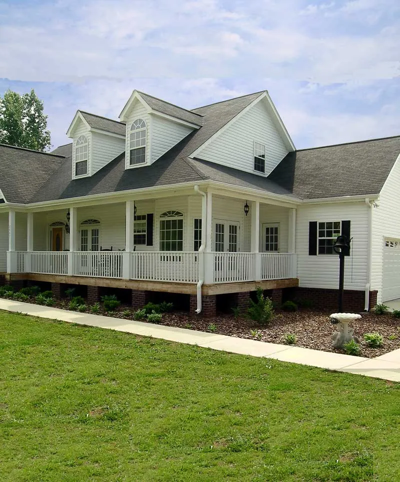 Country House Plan Porch Photo 01 - Callaway Farm Country Home 016D-0049 - Search House Plans and More