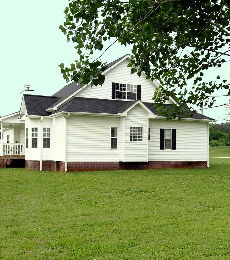 Southern House Plan Side View Photo 02 - Callaway Farm Country Home 016D-0049 - Search House Plans and More