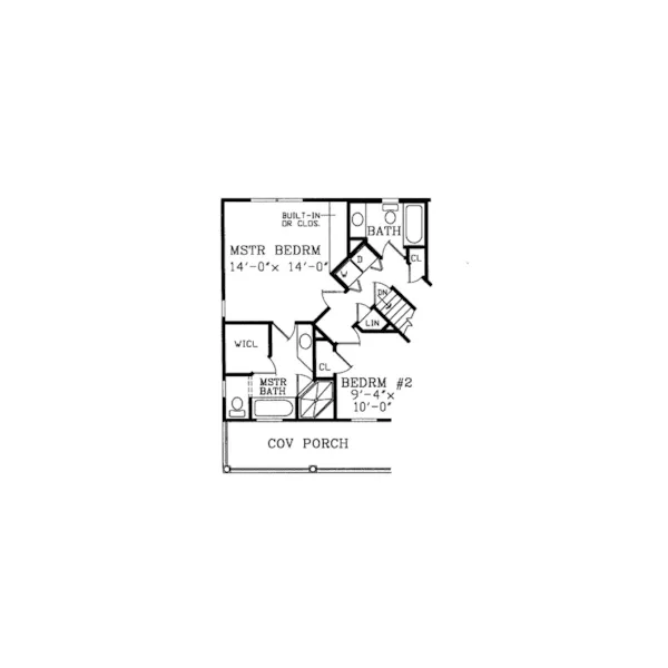 Acadian House Plan Optional Floor Plan - Reddington Acadian Ranch Home 016D-0055 - Shop House Plans and More