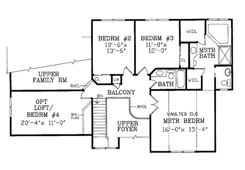 Country House Plan Second Floor - River Forest Country Home 016D-0056 - Search House Plans and More