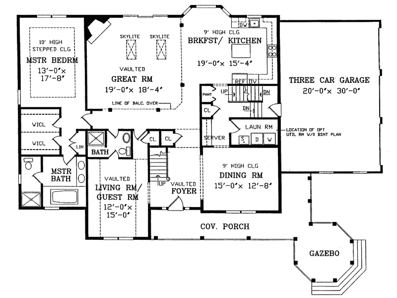 Victorian House Plan First Floor - Doverspring Country Home 016D-0058 - Shop House Plans and More