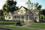 Victorian House Plan Front Image - Doverspring Country Home 016D-0058 - Shop House Plans and More