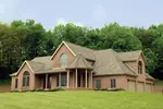 Traditional House Plan Front of Home - Doverspring Country Home 016D-0058 - Shop House Plans and More