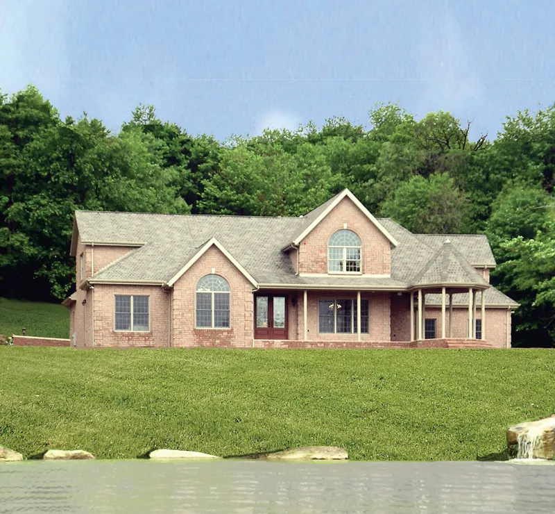 Country House Plan Front Photo 01 - Doverspring Country Home 016D-0058 - Shop House Plans and More