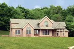 Traditional House Plan Front Photo 01 - Doverspring Country Home 016D-0058 - Shop House Plans and More