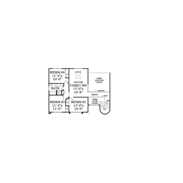 Luxury House Plan Second Floor - Rancho Mirage Contemporary Home 016D-0068 - Shop House Plans and More