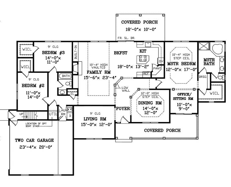 Country House Plan First Floor - Belfast Place Country Home 016D-0079 - Search House Plans and More