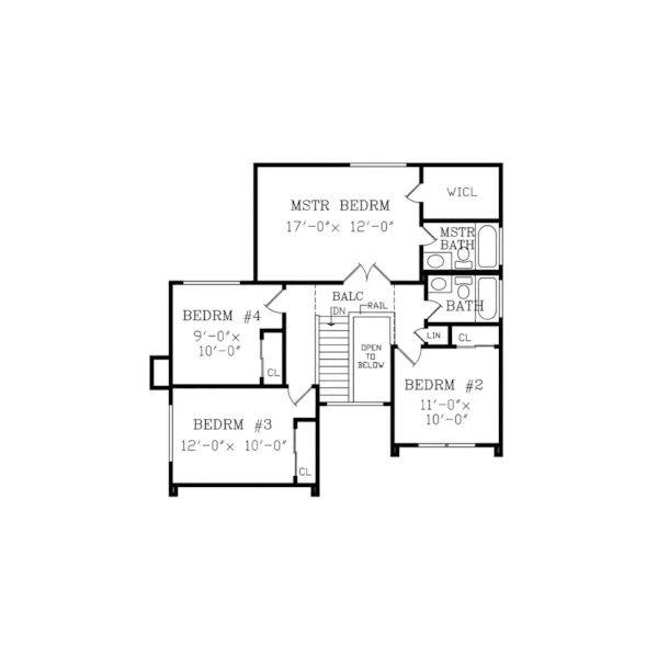 Cabin & Cottage House Plan Second Floor - Delray Summit Contemporary Home 016D-0085 - Shop House Plans and More