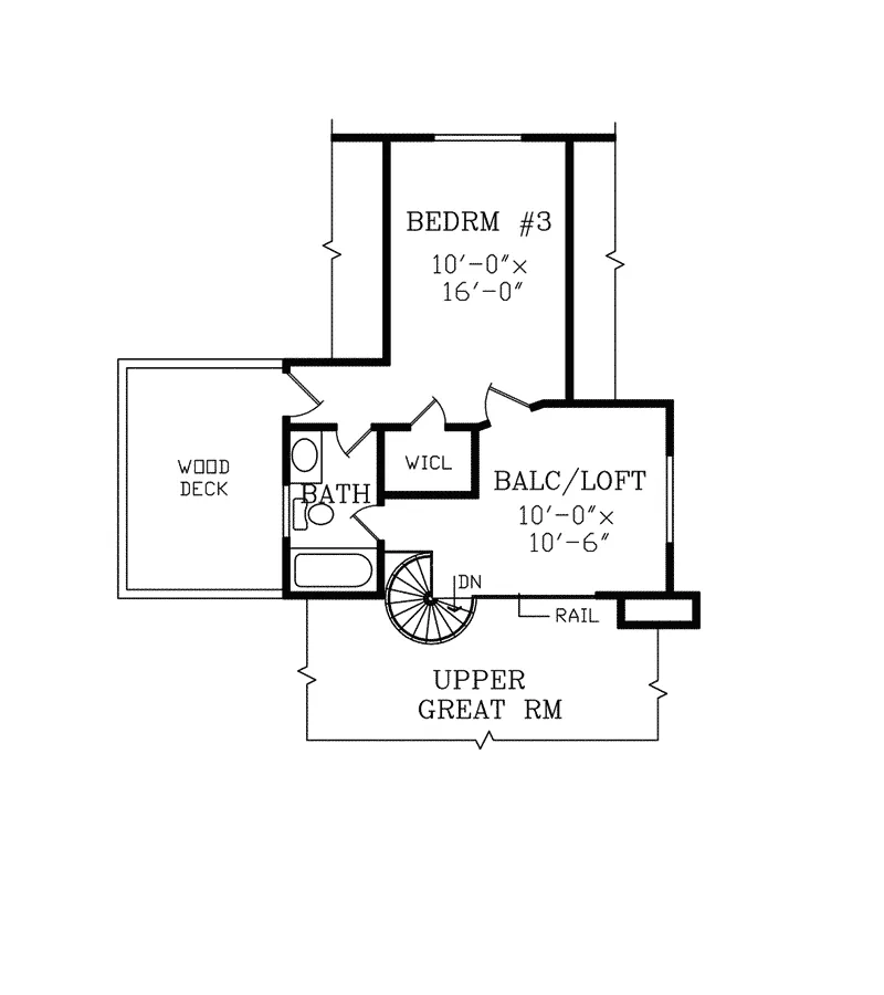 A-Frame House Plan Second Floor - Yuma Contemporary A-Frame Home 016D-0087 - Shop House Plans and More