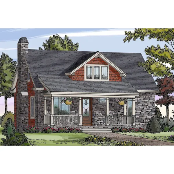 Craftsman Home With Bungalow Design