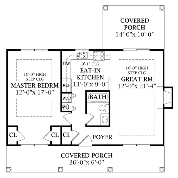 Country House Plan First Floor - Cherrydale Victorian Home 016D-0090 - Search House Plans and More