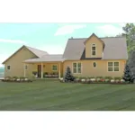 Southern House Plan Rear Photo 01 - Easton Lake Country Home 016D-0092 - Search House Plans and More