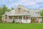 Traditional House Plan Front of Home - Briargate Country Home 016D-0093 - Search House Plans and More