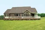 Farmhouse Plan Rear Photo 01 - Bearington Country Style Home 016D-0095 - Search House Plans and More