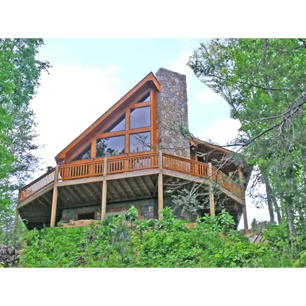 Rustic Acadian Home With Deep Covered Country Front Porch