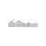 Country House Plan Rear Elevation - Greensboro Craftsman Home 016D-0105 - Search House Plans and More