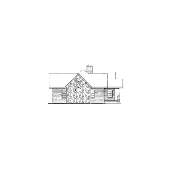 Country House Plan Right Elevation - Greensboro Craftsman Home 016D-0105 - Search House Plans and More