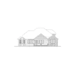 Ranch House Plan Rear Elevation - Sturbridge Hill Ranch Home 016D-0106 - Shop House Plans and More