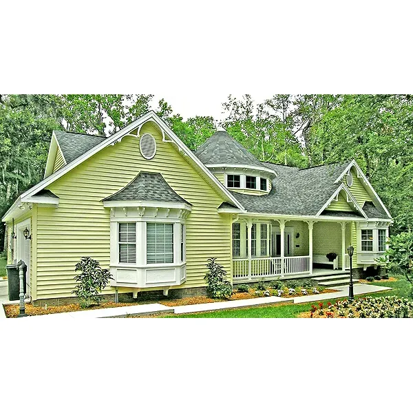 Ranch House Plan Front of Home - Jasper Bay Country Ranch Home 016D-0107 - Search House Plans and More