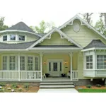 Ranch House Plan Porch Photo 01 - Jasper Bay Country Ranch Home 016D-0107 - Search House Plans and More