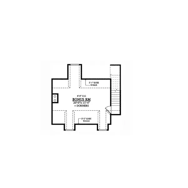 Craftsman House Plan Bonus Room - Lewistown Ranch Home 016D-0108 - Shop House Plans and More