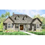 Craftsman House Plan Front of Home - Lewistown Ranch Home 016D-0108 - Shop House Plans and More