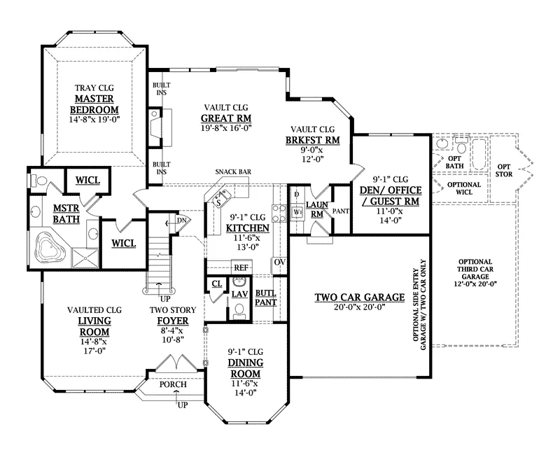 Traditional House Plan First Floor - Dutton Manor Luxury Home 016S-0002 - Search House Plans and More