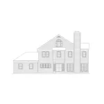 Luxury House Plan Rear Elevation - Ellie Victorian Farmhouse 017D-0006 - Search House Plans and More