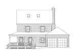 Luxury House Plan Right Elevation - Ellie Victorian Farmhouse 017D-0006 - Search House Plans and More